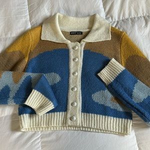 Cropped Knit Sweater